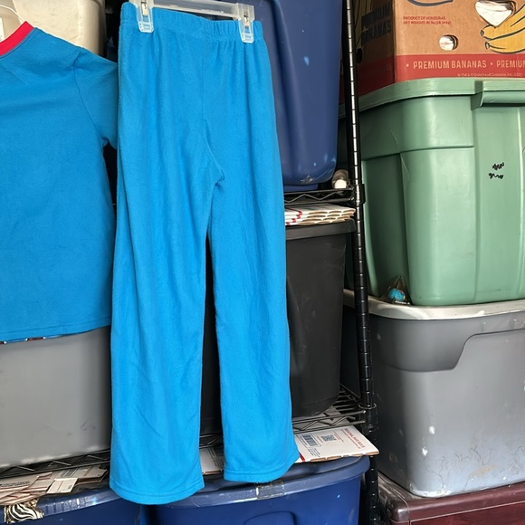 Marvel Advengers Infinity War 2 piece Blue Pajama Set Fleece Ironman Antman 6/7 - Picture 9 of 16